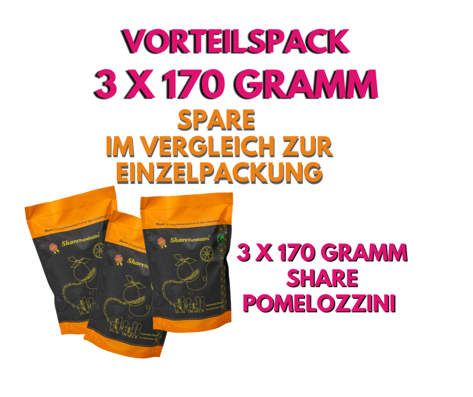 NEU: Share Pomelozzini ® 3 Packungen a 170g