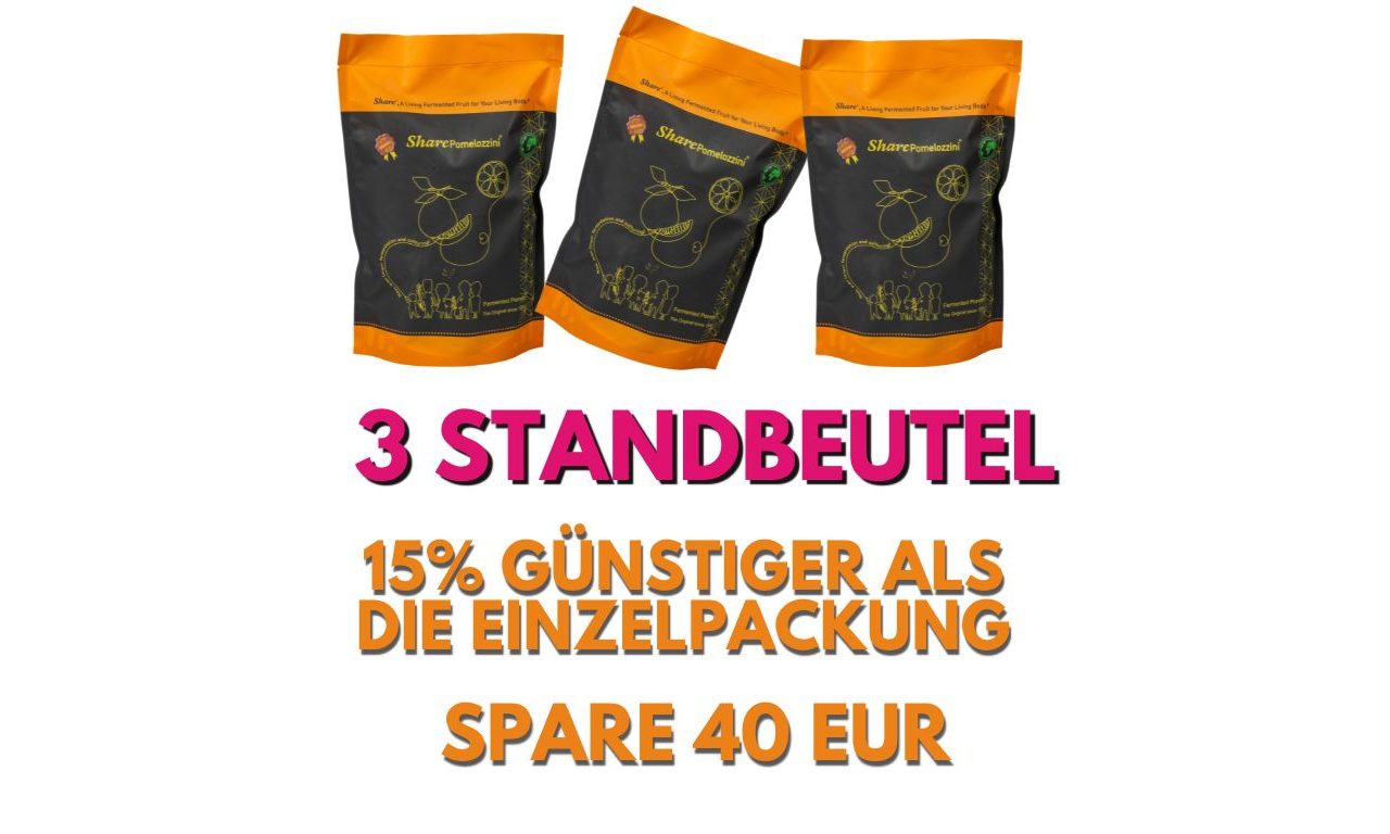 NEU: Share Pomelozzini ® 3 Packungen a 170g