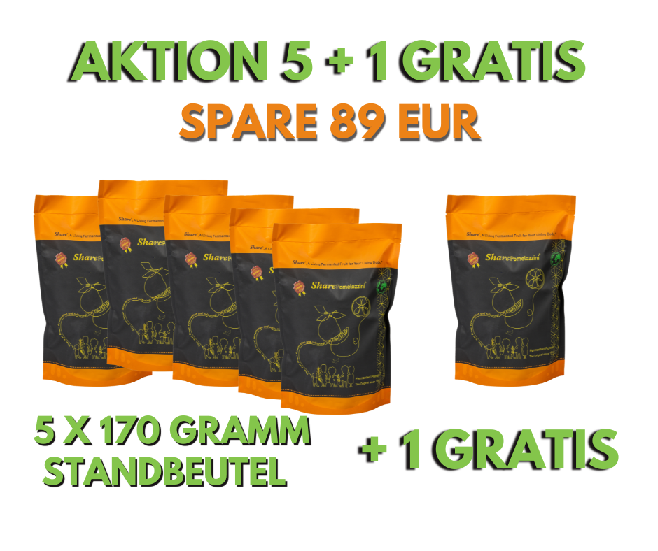 Share Pomelozzini ® 5 x ca.20 Stück / 170g AKTION: 89 EUR geschenkt